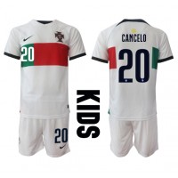 Portugal Joao Cancelo #20 Replica Away Minikit World Cup 2022 Short Sleeve (+ pants)